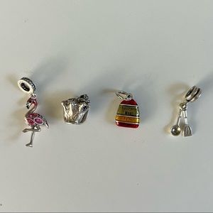 Key West Charm Set Glamulet and Off Brand. Flamingo Southernmost Point Conch